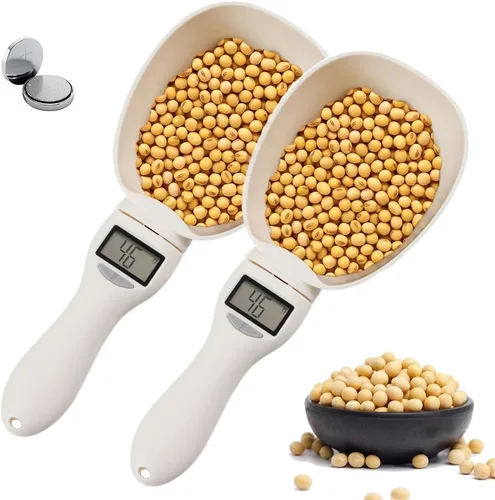 Vista 7 de Cuchara medidora digital 2025, escala de medición de alimentos, 28.22 oz/0.004 oz, alta precisión con pantalla LCD, cuchara medidora electrónica
