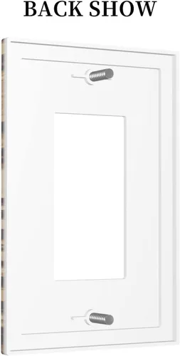 Vista 177 de Placa de Interruptor de Luz Azul de 1 Gang, Placa de Pared Decorativa de Palanca Individual, Cubierta de Placa de Pared de Palanca, Placa Frontal
