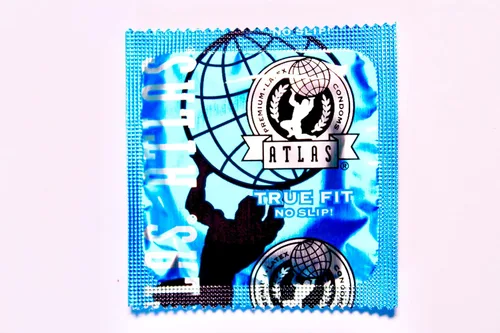 Vista 4 de Atlas Condones True Fit: paquete de 100 preservativos