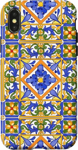 Vista 5 de Sicilian,Italian,Summer,Tiles,Mosaic,Majolica Art Case for iPhone 17