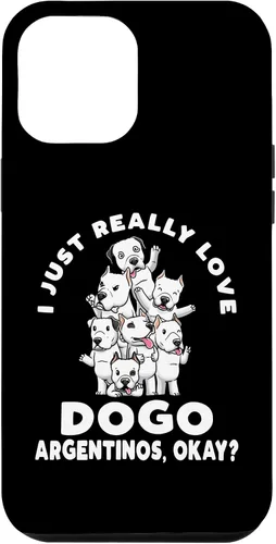 Vista 6 de iPhone 15 Funny Dogo Argentino Dog Case