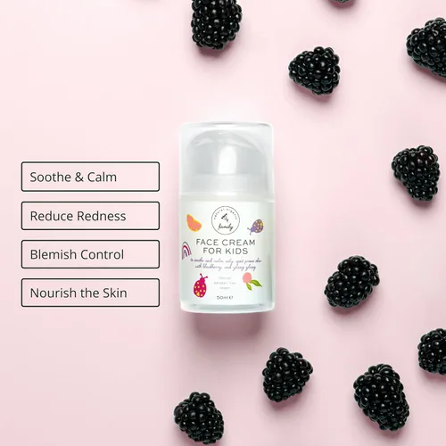 Vista 5 de Crema Facial Hidratante Suave para Niños y Preadolescentes – Nutritiva y Calmante para Todo Tipo de Piel – Ingredientes Naturales: Ácido Hialurónico