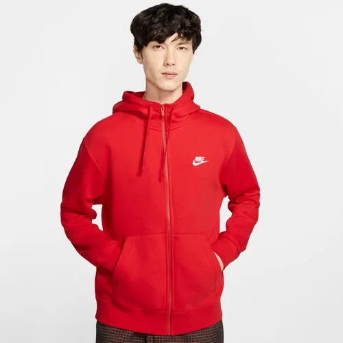 Vista 2 de Nike Sudadera con capucha deportiva Club Fleece con cremallera completa para hombre