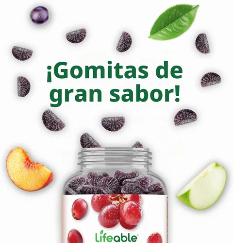 Vista 8 de Lifeable Gomitas de hierro para mujeres y hombres, 20 mg con vitamina C
