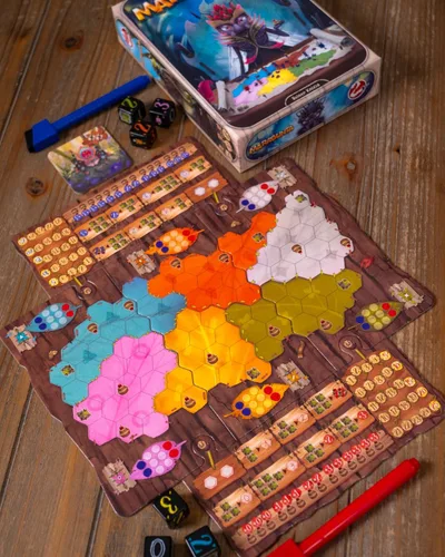 Vista 5 de Juego de mesa Marabunta: un juego de estrategia de dominación de colonia de hormigas. Divertido juego familiar para niños y adultos, a partir de 10