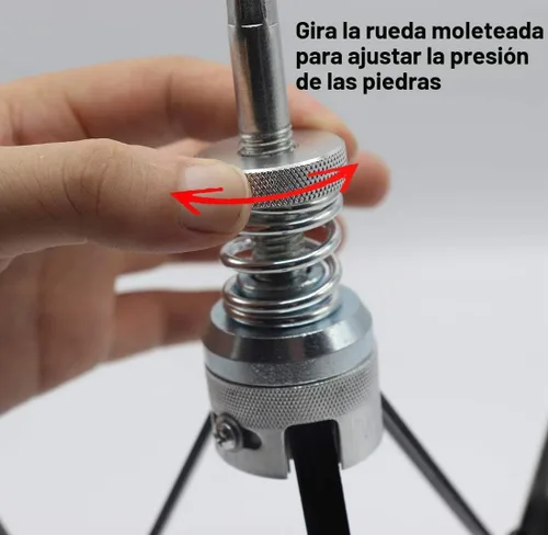 Vista 4 de YOTOO Herramienta de Hone de Cilindro de Motor Desengrasador Ajustable 2"-7" Diámetro 4" Largo Piedras 220 Granos