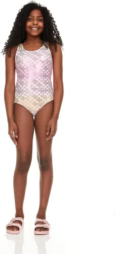 Vista 7 de BTween Girls Multi Pack One Piece Swimwear - Unique Colors and Patterns, Sizes 4-16 for Kids and Toddlers