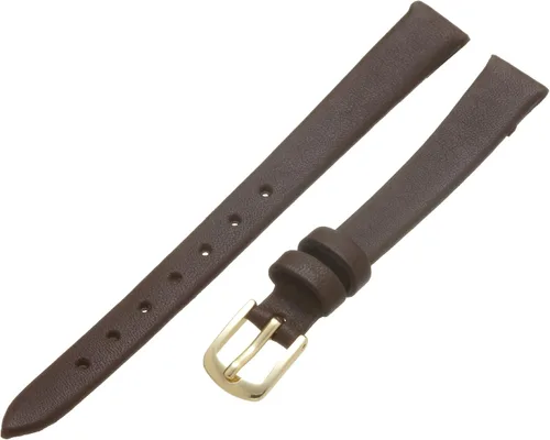 Vista 5 de Hadley-Roma Women's Genuine Leather Strap Watchband Negro
