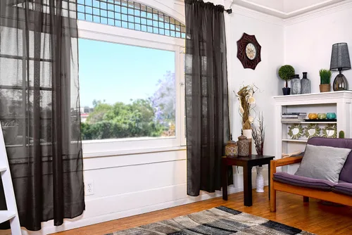 Vista 47 de All American Collection - cortinas Doli transparentes, 2 unidades Blanco