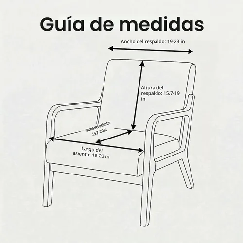 Vista 4 de Deisy Dee Funda para silla moderna de mediados de siglo impresa, Fundas elásticas para sillón de lectura, fundas tapizadas para sillas de sala Negro