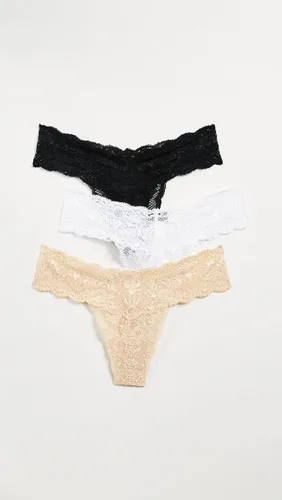 Vista 2 de Cosabella Paquete de 3 tangas de tiro bajo para mujer Never Say Never