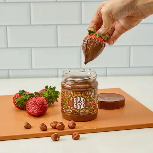 Vista 4 de Choco belga Hazel - Sin azúcar añadida, paquete de 2