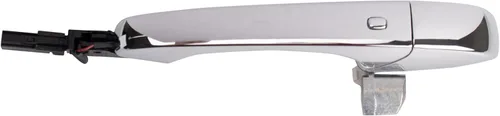 Vista 4 de TRQ Manija de puerta exterior delantera derecha cromada para el lado del pasajero compatible con Dodge Durango Jeep Grand Cherokee 2011-2021