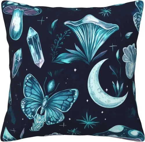 Vista 12 de 2 fundas de almohada de pana, fundas de almohada cuadradas suaves y cuadradas para sofá, sala de estar, 16 x 16 pulgadas