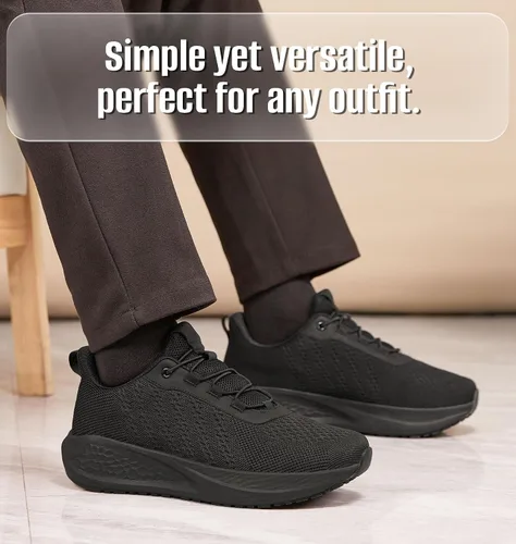 Vista 7 de SHULOOK Zapatos de trabajo antideslizantes para hombre, antideslizantes, para cocina, chef, zapatos de trabajo, restaurante, servicio de alimentos
