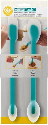 Vista 3 de Wilton Versa-Tools - Juego de espátulas de medición y raspado, silicona