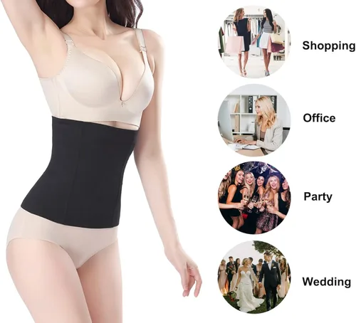 Vista 5 de KSKshape entrenador para cintura, moldeador para perder peso, modelador para controlar el abdomen, modelador para el cuerpo, transpirable, faja
