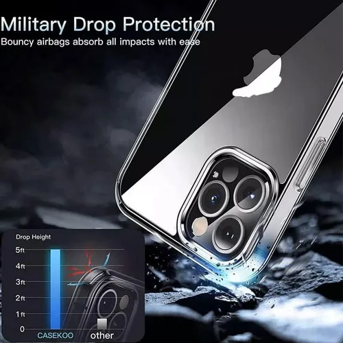 Vista 5 de Funda para Umidigi Bison X10 Pro + [2 unidades] Protector de pantalla de vidrio templado – Silicona transparente suave flexible parachoques a prueba