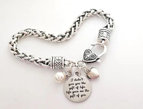 Vista 6 de Pulsera de boda de regalo para nuera, regalo para novia, hijastra o hija nueva, joyería de suegra