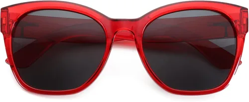 Vista 3 de ZENOTTIC Cateye - Gafas de sol polarizadas para mujer, gafas de sol de gran tamaño, protección UV400, estilo retro