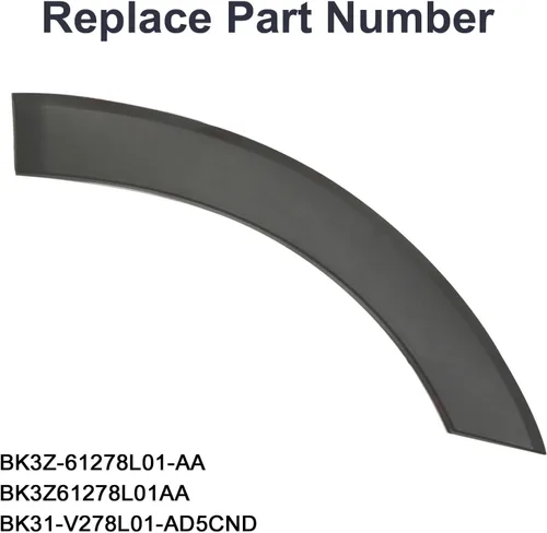 Vista 2 de Moldura de Guardabarros Delantero Izquierdo Cubierta de Panel de Arco de Rueda Compatible con Ford Transit-150 Transit-250 Transit-350 2.0L 3.5L