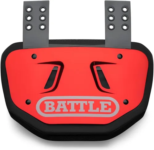 Vista 9 de Battle Sports Placa para espalda cromada de fútbol – Protector de espalda baja de capa dura con espuma contorneada para protección de alto impacto
