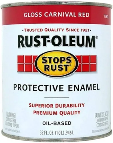 Vista 53 de Carbón gris brillante Rust-Oleum (7784502) contra el óxido 32 onzas, 7784502 Gris carbón brillante