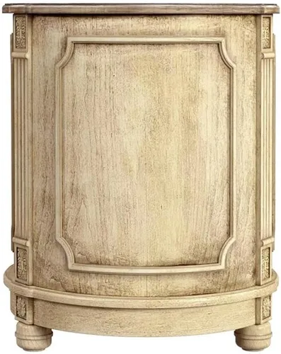Vista 6 de Butler Specialty Company Thurmond Drum - Mesa auxiliar de tambor de 20" W, color beige