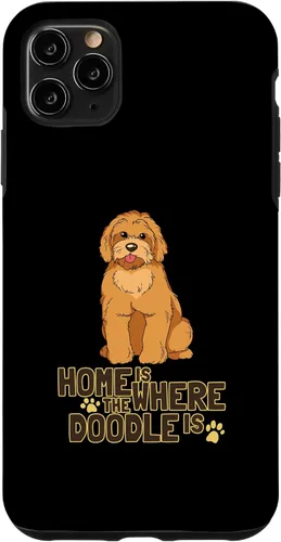 Vista 12 de Funda dorada para iPhone 11 Goldendoodle Dood Funny Doodle Dog