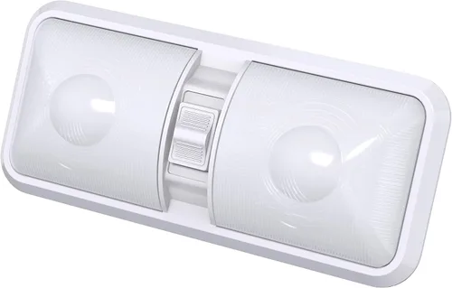Vista 7 de Paquete de 5 luces LED para techo con doble cúpula, interruptor de encendido/apagado para iluminación interior de coche, RV, remolque, barco DC 12V