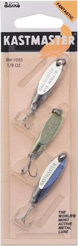 Vista 17 de Acme Kastmaster - Señuelo de pesca martillado dorado, 1 onza