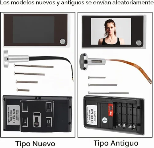 Vista 7 de Visor de Mirilla para Puerta Digital con Cámara de Ojo de Puerta 3.5 Pulgadas LCD HD Pantalla de 120 Grados de Ángulo Amplio para Sistema