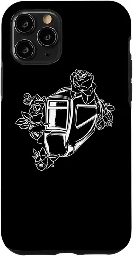 Vista 13 de iPhone 12 mini flores de soldadura - Soldador y Ironworker mamá caso