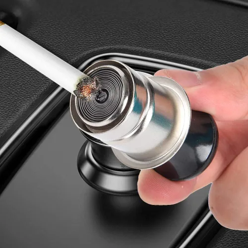 Vista 6 de CNAODUN Enchufe para encendedor de cigarrillos de automóvil DC 12V/24V toma de corriente con botón de expulsión de 12 voltios de repuesto