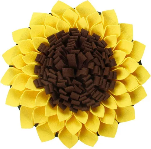 Vista 10 de Tapete de olfateo para perros, tapete de alimentación con flores que fomenta las habilidades naturales de forrajeo, juguetes para perros, golosinas