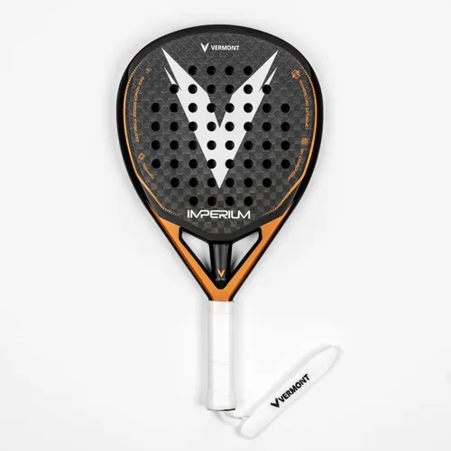 Vista 3 de VERMONT Imperium - Raqueta de pádel profesional de carbono completo con textura Spin Max 3D Face - Ligera - Núcleo EVA 22°