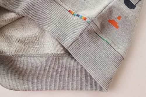 Vista 5 de Sudadera de algodón con cuello redondo para bebé ropa de Navidad de 1 a 7 años