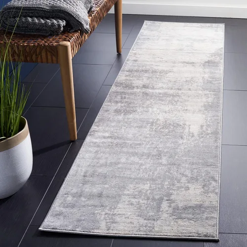 Vista 11 de SAFAVIEH Jasper Collection - Alfombra decorativa de 2 x 4 pies, azul y marfil, diseño abstracto moderno, no desprende pelusa y de fácil cuidado