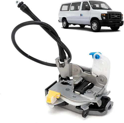 Vista 9 de Pestillo de puerta trasera con manija – Lado izquierdo del conductor – Compatible con Ford E150 E250 E350 E450 1992-2019, kit de pestillo de puerta