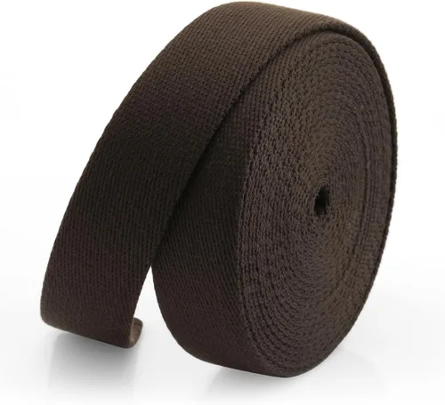 Vista 14 de CRAFTMEMORE Correa de algodón pesado, correas para artes y manualidades, correa de lujo para bolsa de alta densidad