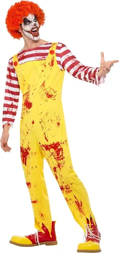 Vista 2 de Smiffys Kreepy Killer Clown Costume