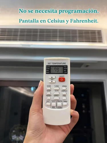 Vista 4 de Mando a Distancia de Repuesto para Aire Acondicionado de CA Della 048-MS-12K2V-17S-IN 048-MS-12K2V-22S-IN 048-MS-12K1V-17S-IN 048-MS-18K2V-17S-IN