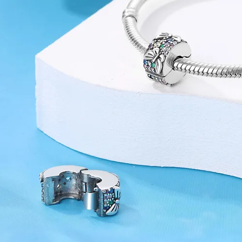 Vista 64 de LNQOBU Happy Life - Colgante para pulseras de abalorios, plata de ley 925 para mujer (con un espaciador de cuentas)