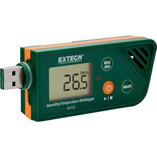 Vista 3 de Extech RHT10 - Registrador de datos USB de humedad y temperatura, 16000