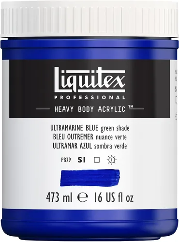 Vista 137 de Liquitex Pintura acrílica profesional de alto espesor, envase de 473 ml, tono carmesí alizarina permanente Alizarin Crimson Hue Permanente