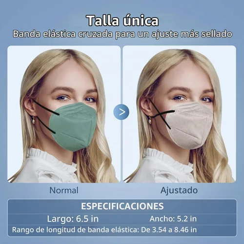 Vista 6 de KN95 Face Mask 5-Ply Breathable & Comfortable Filter Safety Mask