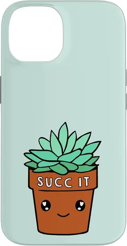 Vista 4 de iPhone 16 Succ It - Cute Succulent Plant Lovers Gardening Theme Case