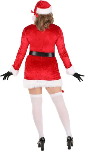 Vista 4 de Dreamgirl disfraz de Papá Noel para mujer