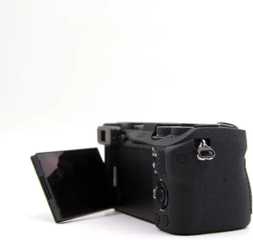 Vista 5 de Funda para cámara A6700, funda de silicona delgada y ligera para Sony Alpha A6700 (negro, glaseado)