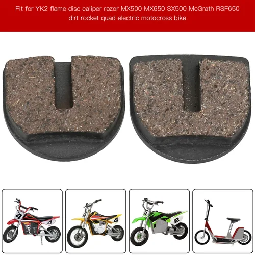Vista 3 de GREHUA 25 Pastillas de freno redondeadas con eslabones maestros para Razor MX500 MX650 SX350 SX500 SX500 SX650 Dirt Quad Rocket Electric Motocross
